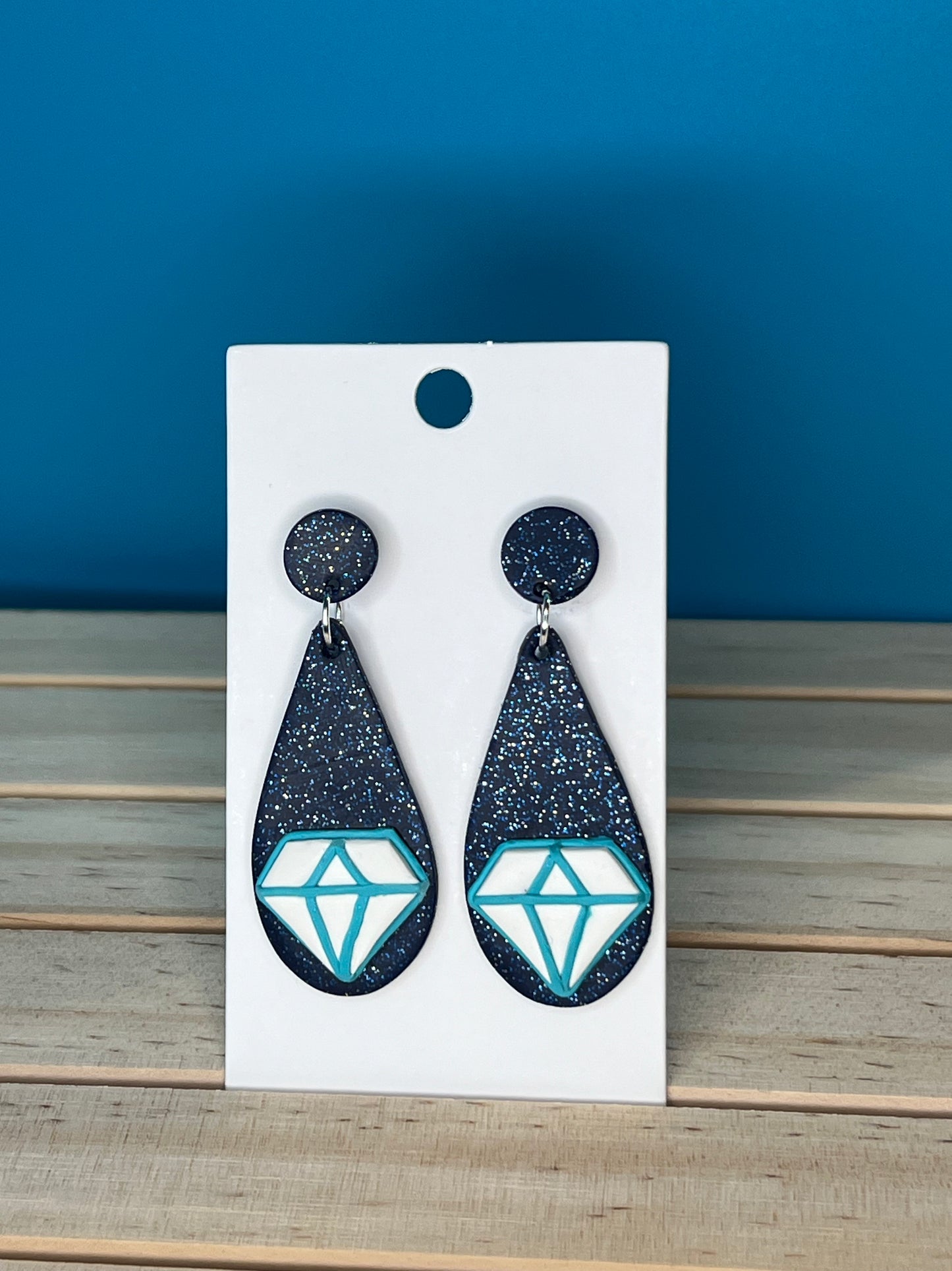 Diamond tear dangles