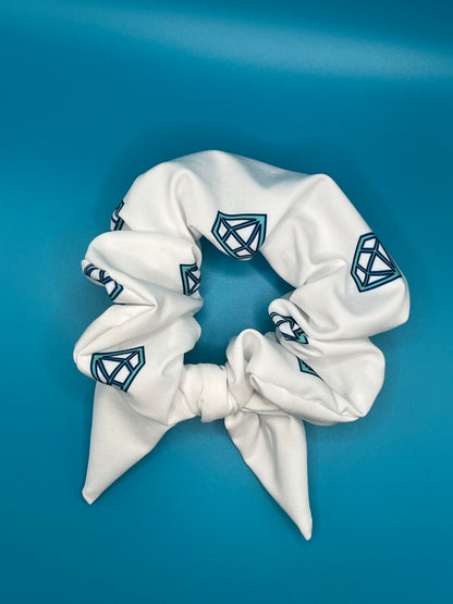 Diamonds recycled scrunchie