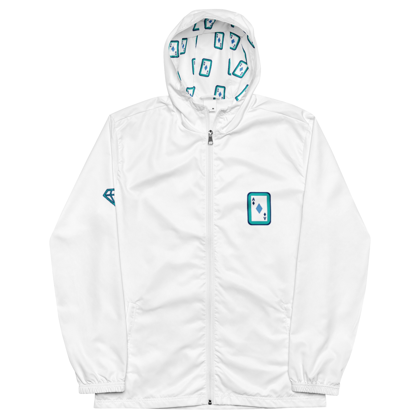 Diamonds unisex windbreaker