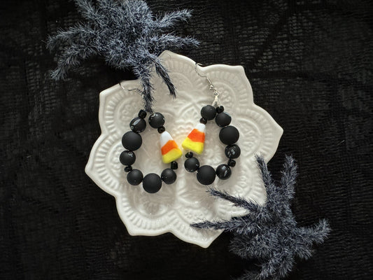 candy corn beaded drops