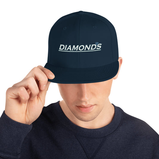 Diamonds snapback hat