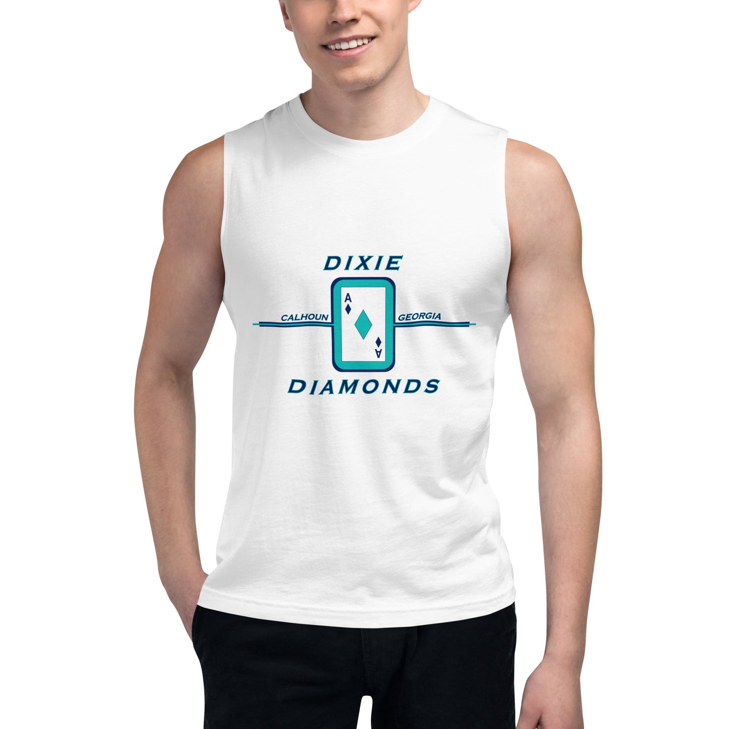 Diamonds men's muscle tank