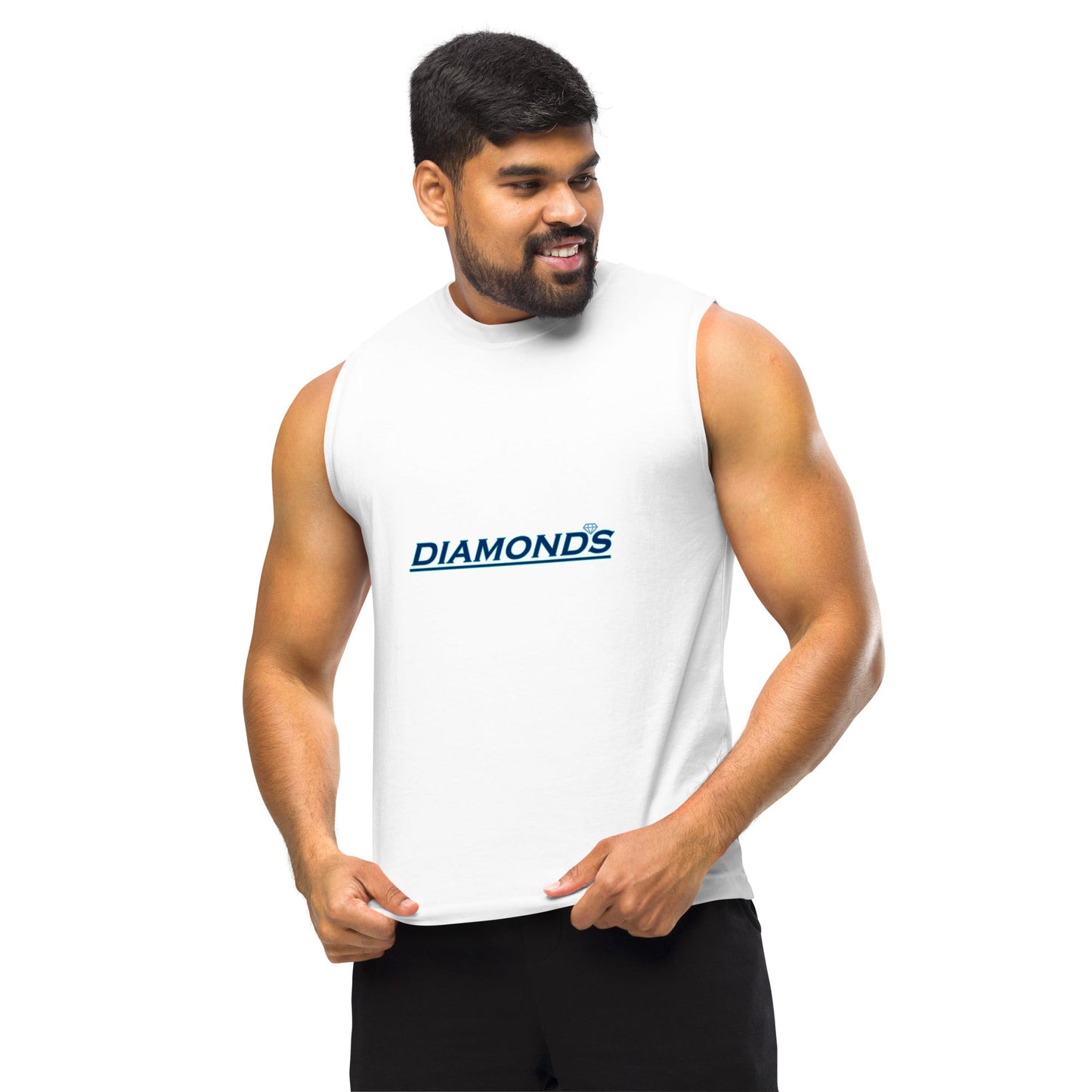 Diamonds men's muscle tank