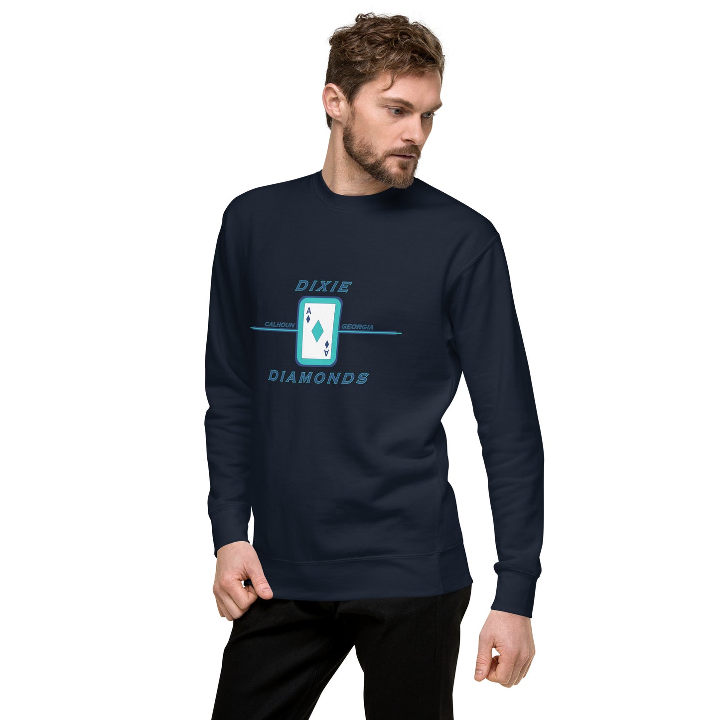 Diamonds unisex premium sweatshirt