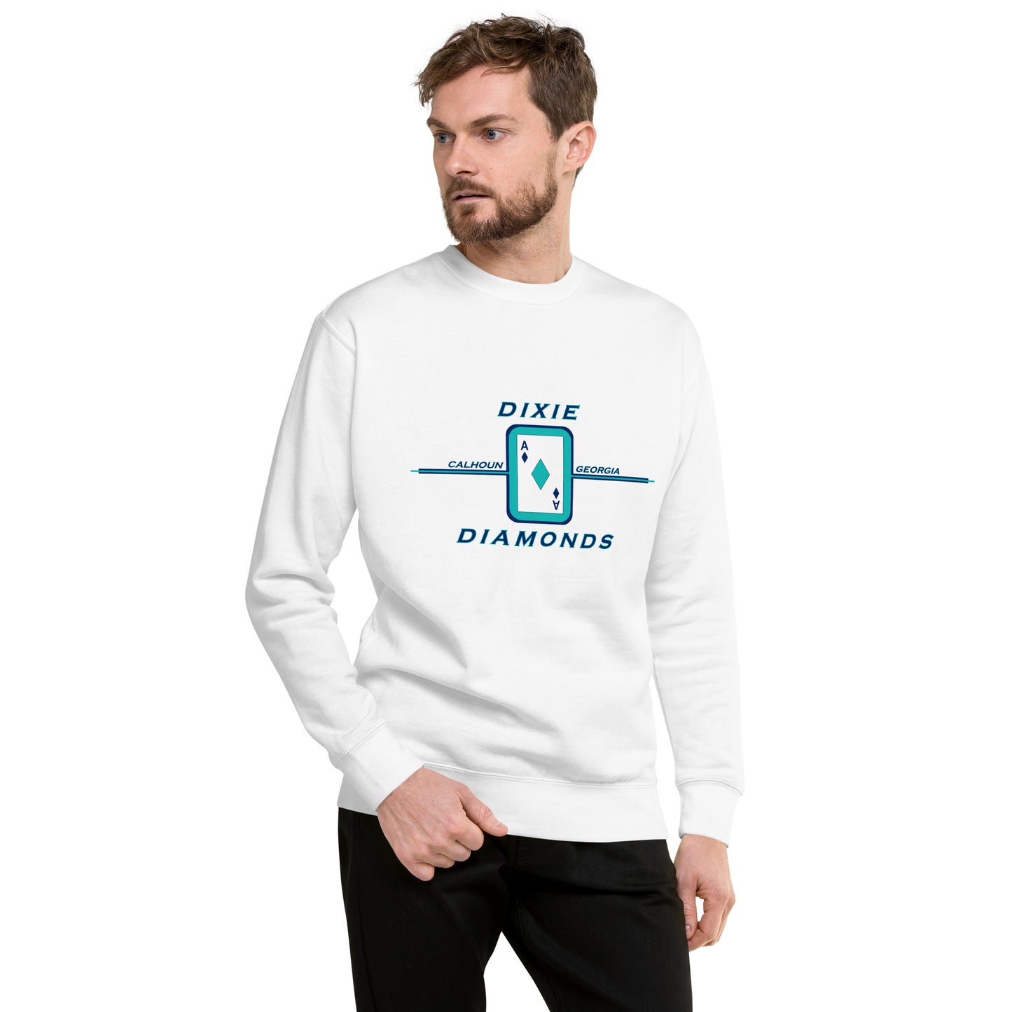 Diamonds unisex premium sweatshirt