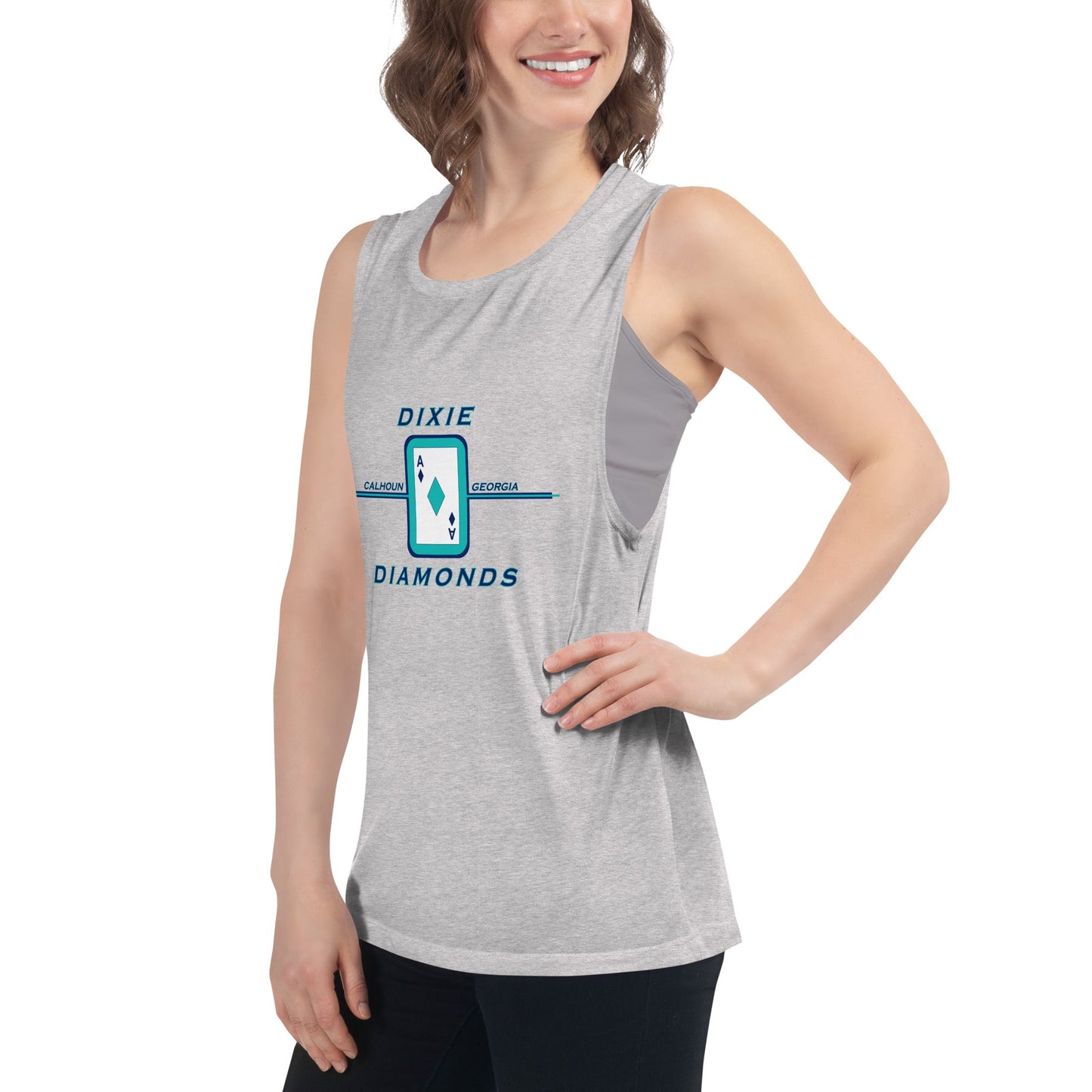 Diamonds ladies’ muscle tank